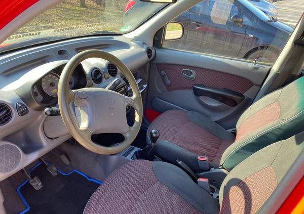Hyundai Atos cena 7800 przebieg: 150000, rok produkcji 2007 z Wejherowo małe 154